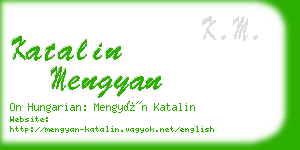 katalin mengyan business card